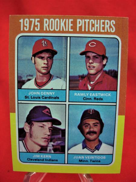 1975 TOPPS BASEBALL 5 DIFF. ROOKIE PITCHERS/OUTFIELDERS CARDS ...